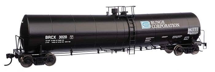 Trinity 25,000-Gallon Tank Car - Ready to Run -- Bunge Corp. BRCX 3020, HO, WalthersMainline 48208