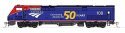 GE P42 Genesis - LokSound & DCC -- Amtrak 108 (50th Anniversary Phase VI, blue, red), HO, Kato USA Inc 376115LS