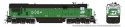 GE C36-7 - Sound and DCC -- Burlington Northern 5054 (Whiteface Scheme, Stripe Cascade Green, , HO, Rapido Trains Inc 42602