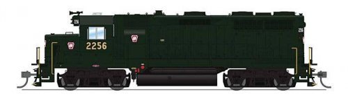 EMD GP35 Low Nose - Sound and DCC - Paragon4(TM) -- Pennsylvania Railroad 2256 (Brunswic, HO, Broadway Limited Imports 8925