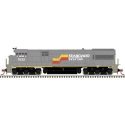 GE U28C - LokSound and DCC - Master(R) Gold -- Seaboard System 1532 (gray, red, yell, HO, Atlas Model Railroad Co. 10004614