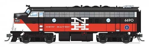 EMD F7A - Sound and DCC - Paragon4(TM) -- Connecticut Department of Transportation CDOT , HO, Broadway Limited Imports 9691