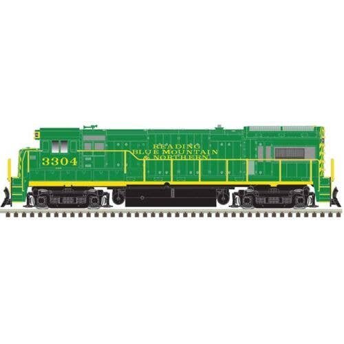 GE U33/36B - Sound and DCC - Master(R) Gold -- Reading & Northern 3301 (green, yellow, N, Atlas Model Railroad Co. 40005928