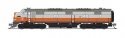 EMD E7A - Sound & DCC - Paragon4(TM) -- Milwaukee Road 119B (gray, orange, black), N, Broadway Limited Imports 8768