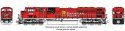 EMD SD90/43MAC - DCC -- Canadian Pacific 9155 (red, white, gold), N, Kato USA Inc 1765627DCC