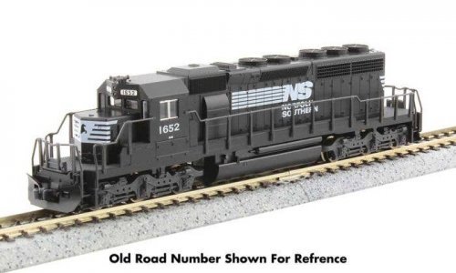 EMD SD40-2 Early Production - DCC -- Norfolk Southern 6111 (black, white), N, Kato USA Inc 1764826DCC