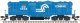 EMD GP7 - Standard DC - Classic(R) Silver -- Conrail 5833 (blue, white, large letter, HO, Atlas Model Railroad Co. 10003947