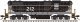 EMD GP7 - Standard DC - Classic(R) Silver -- Chicago & Eastern Illinois 215 (black, , HO, Atlas Model Railroad Co. 10003945