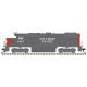 EMD GP38-2 - Standard DC - Silver -- Southern Pacific 4816 (gray, red), HO, Trainman 10004567