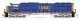 EMD SD70M with Flat Radiators - Standard DC -- CSX 4688 Spirit of Tampa (blue, yellow, Boxcar Logo, N, Kato USA Inc 1767617
