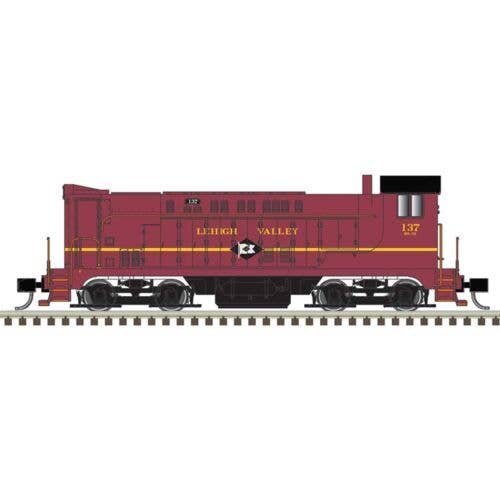 Baldwin VO1000 - Standard DC - Master(R) Silver -- Lehigh Valley 139 Cornell Red, yel, N, Atlas Model Railroad Co. 40005960
