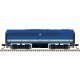 Alco FB1 - Standard DC - Master(R) Silver -- Missouri Pacific 321B (blue, gray, yello, N, Atlas Model Railroad Co. 40005078