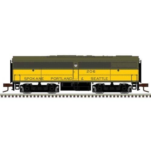 Alco FB1 - Standard DC - Master(R) Silver -- Spokane Portland & Seattle 201 (yellow, , N, Atlas Model Railroad Co. 40005081