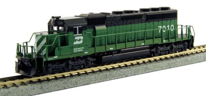 EMD SD40-2 Early Production - Standard DC -- Burlington Northern 6361 (Cascade Green, black, white, N, Kato USA Inc 1764823
