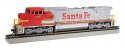 GE Dash 8-40CW - Sound and DCC -- Santa Fe 856 (Warbonnet, silver, red), HO, Bachmann Industries 68511