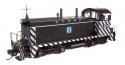 EMD NW2 - LokSound 5 Sound and DCC -- Atchison, Topeka & Santa Fe 2408 (A. T. & S. F. black, white, HO, WalthersProto 43501