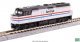 EMD F40PH As-Built Version - Sound and DCC -- Amtrak 405 (Phase III, silver, red, white, blue), N, Kato USA Inc 1766109S