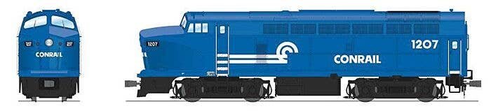 Baldwin RF16A Sharknose A - Sound & DCC - Paragon4(TM) -- Conrail 1213 (Fantasy Scheme, , HO, Broadway Limited Imports 7703