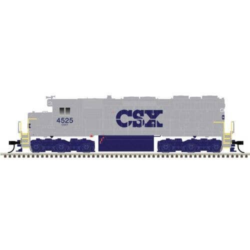 EMD SD35 Low Nose - LokSound and DCC - Master(R) Gold -- CSX 4525 (gray, blue), N, Atlas Model Railroad Co. 40005773
