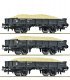 3 piece set: Sand wagons, NS, HO, Roco 6600259