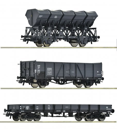 3 piece set: Goods train, CFL, HO, Roco 6600258
