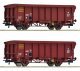 2 piece set: Roll-roof wagons, SNCF, HO, Roco 6600251