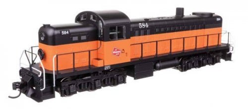 Alco RSC-2 - ESU(R) Sound and DCC -- Milwaukee Road 584, HO, WalthersMainline 20714