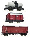 3 piece set: Branch line goods train, FS, HO, Roco 6600229