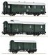 3 piece set: Cabooses, ÖBB, HO, Roco 6200134