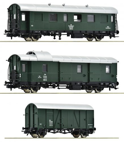 3 piece set: Cabooses, ÖBB, HO, Roco 6200134