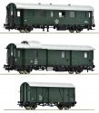 3 piece set: Cabooses, ÖBB, HO, Roco 6200134