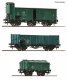 3 piece set: Goods train, SNCB, HO, Roco 6600079