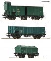 3 piece set: Goods train, SNCB, HO, Roco 6600079