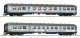 2 piece set: 2nd class commuter coaches, DB, HO, Roco 6200206