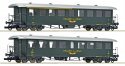 2 piece set: "Seetalbahn" coaches, PB, HO, Roco 6200198