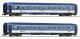 2 piece set: Eurofima coach, CD, HO, Roco 6200157