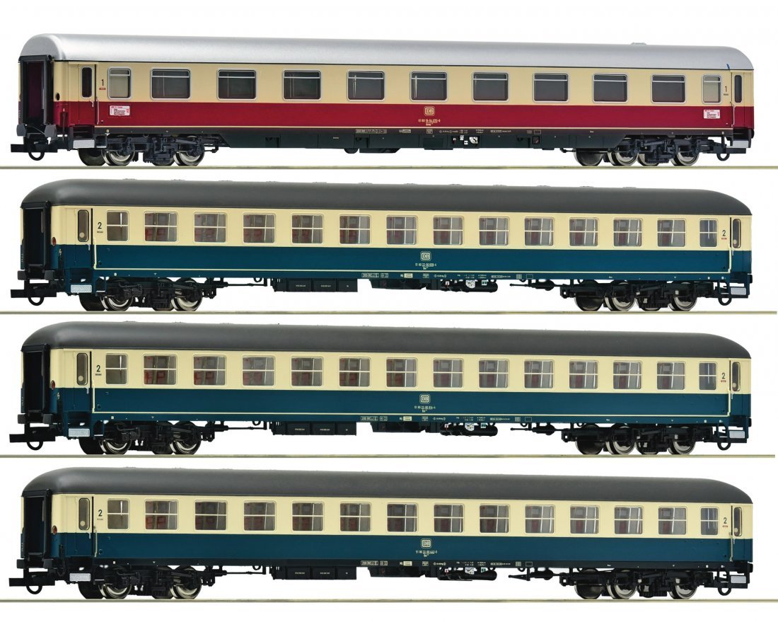 4 piece set: IC 511 "Chiemgau", DB, HO, Roco 6200154