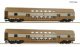 2 piece set (2): Double-deck coaches, DR, TT, Roco 6280026
