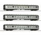3 piece set: Commuter coaches, DB, TT, Roco 6280023