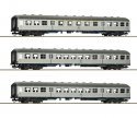 3 piece set: Commuter coaches, DB, TT, Roco 6280023