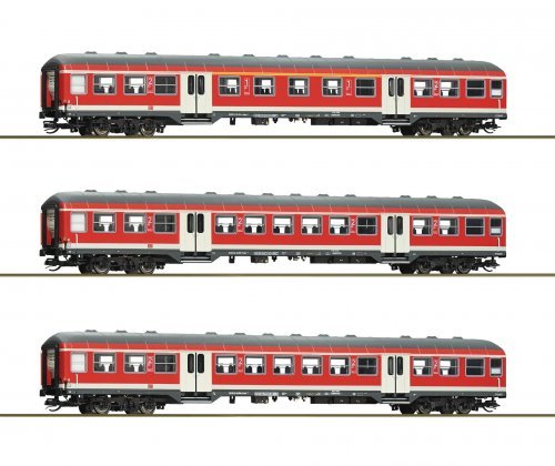 3 piece set: Commuter coaches, DB AG, TT, Roco 6280021