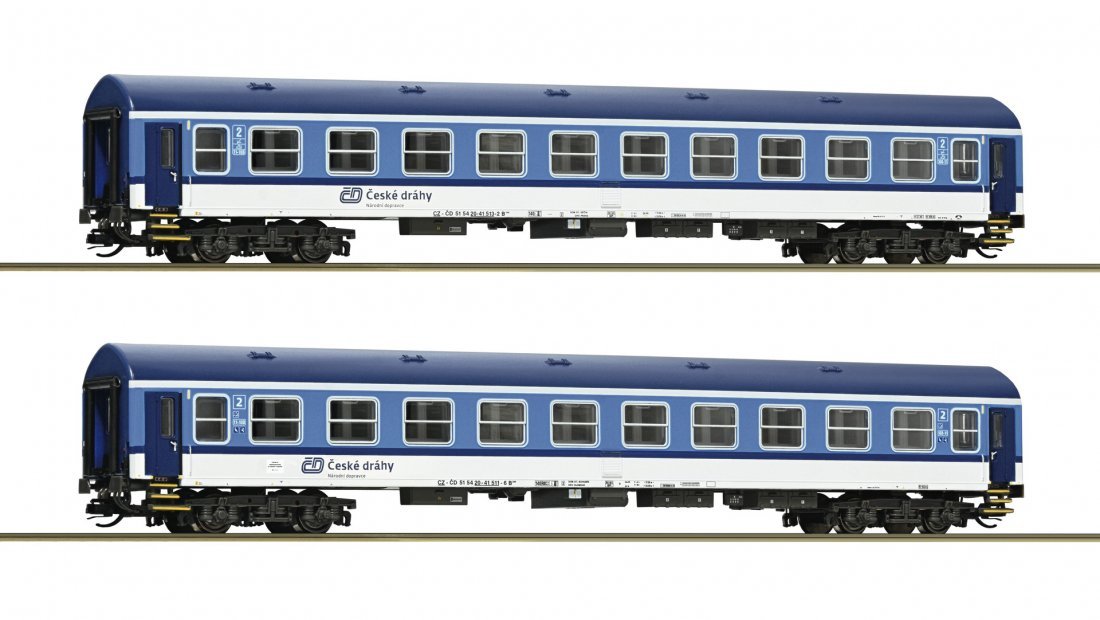 2 piece set (2): Coaches, CD, TT, Roco 6280020