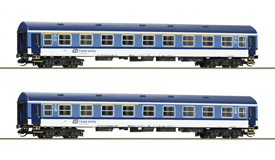2 piece set (1): Coaches, CD, TT, Roco 6280019