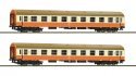 2 piece set (2): 2nd class coaches, DR, TT, Roco 6280017