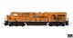 GE ES44AC GEVO - DCC -- Canadian Pacific 8781 (Hapag-Lloyd, orange, black, white), N, Kato USA Inc 1768961DCC