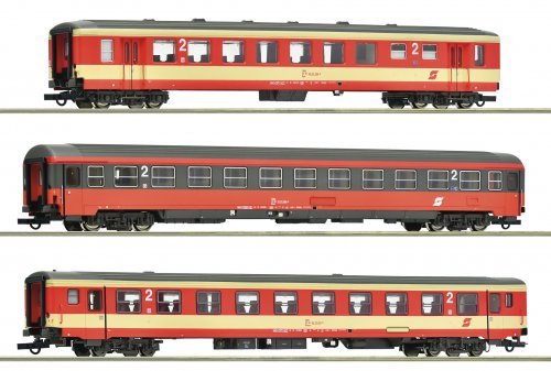 3 piece set (2): Express train "D 704", ÖBB, HO, Roco 6200128