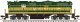 EMD GP7 - Standard DC - Classic(R) Silver -- Maine Central 568 (green, gold), HO, Atlas Model Railroad Co. 10003934