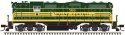 EMD GP7 - Standard DC - Classic(R) Silver -- Maine Central 568 (green, gold), HO, Atlas Model Railroad Co. 10003934