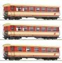 3 piece set: Passenger coaches, ÖBB, HOe, Roco 6240004