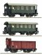 3-piece set: Branch line train, DB, HO, Roco 6200040